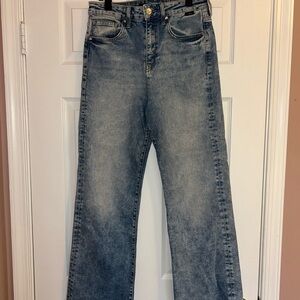 Mavi Light Wash Straight Leg Jeans